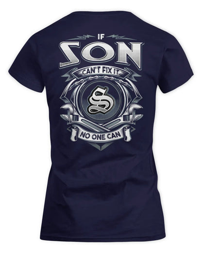 SON AP81-K4-626 - Personalized Ahmed Quote Apparel “If Ahmed Can't Fix It, No One Can” - Women's Standard T-Shirt - Navy