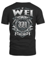 WEI AP81-K4-626 - Personalized Ahmed Quote Apparel “If Ahmed Can't Fix It, No One Can” - Unisex Standard T-Shirt - Black