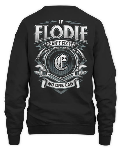 ELODIE AP81-K4-626 - Personalized Ahmed Quote Apparel “If Ahmed Can't Fix It, No One Can” - Unisex Sweatshirt - Black
