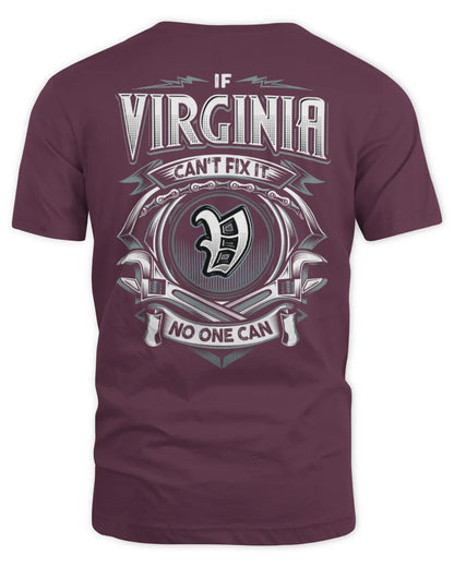 VIRGINIA AP81-K4-626 - Personalized Ahmed Quote Apparel “If Ahmed Can't Fix It, No One Can” - Unisex Standard T-Shirt - Maroon