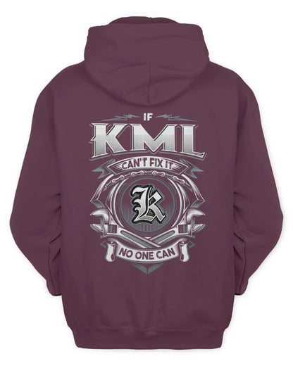KML AP81-K4-626 - Personalized Ahmed Quote Apparel “If Ahmed Can't Fix It, No One Can” - Unisex Hoodie - Maroon