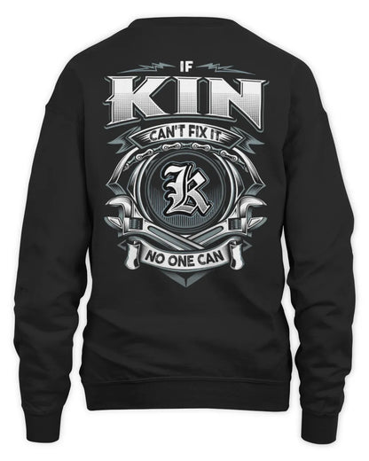 KIN AP81-K4-626 - Personalized Ahmed Quote Apparel “If Ahmed Can't Fix It, No One Can” - Unisex Sweatshirt - Black