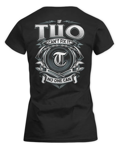 TUO AP81-K4-626 - Personalized Ahmed Quote Apparel “If Ahmed Can't Fix It, No One Can” - Women's Standard T-Shirt - Black