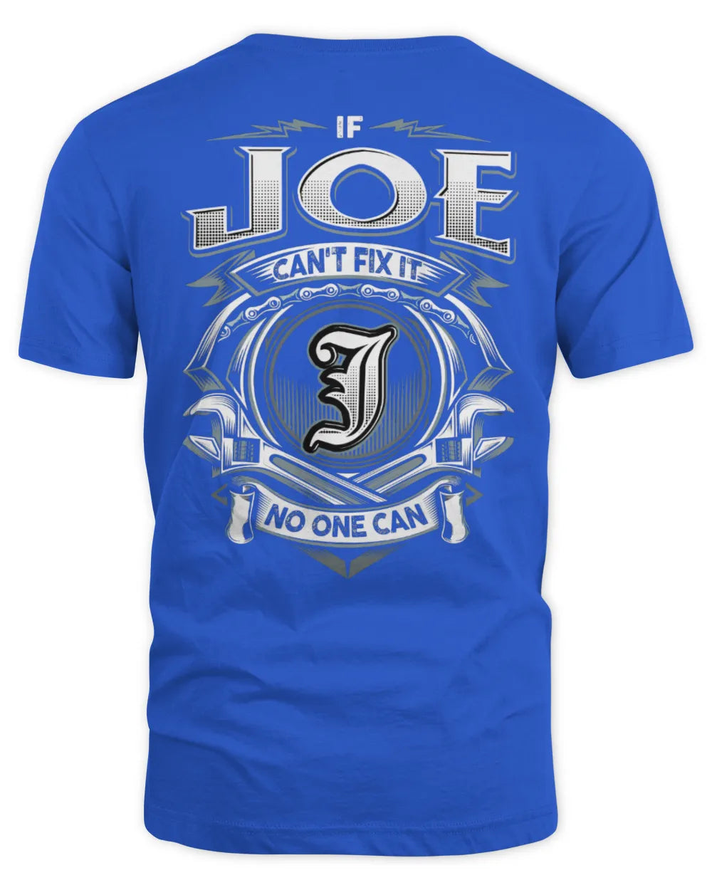 JOE AP81-K4-626 - Personalized Ahmed Quote Apparel “If Ahmed Can't Fix It, No One Can” - Unisex Standard T-Shirt - Royal