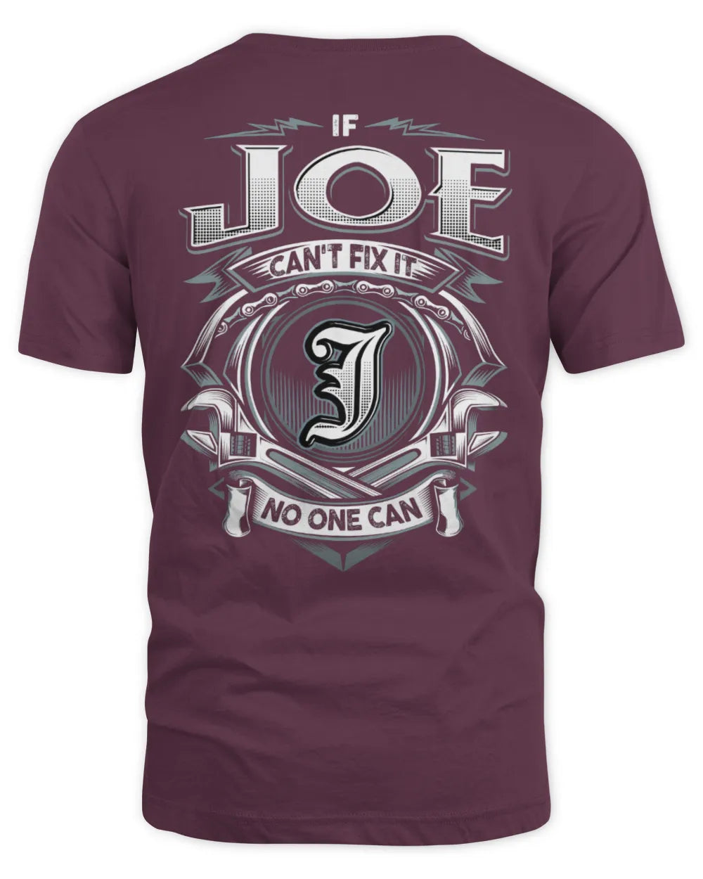 JOE AP81-K4-626 - Personalized Ahmed Quote Apparel “If Ahmed Can't Fix It, No One Can” - Unisex Standard T-Shirt - Maroon