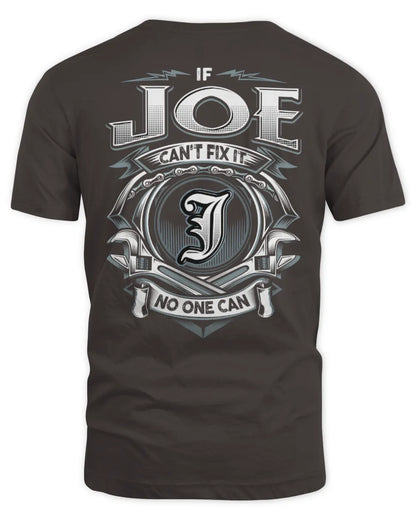 JOE AP81-K4-626 - Personalized Ahmed Quote Apparel “If Ahmed Can't Fix It, No One Can” - Unisex Standard T-Shirt - Dark Chocolate