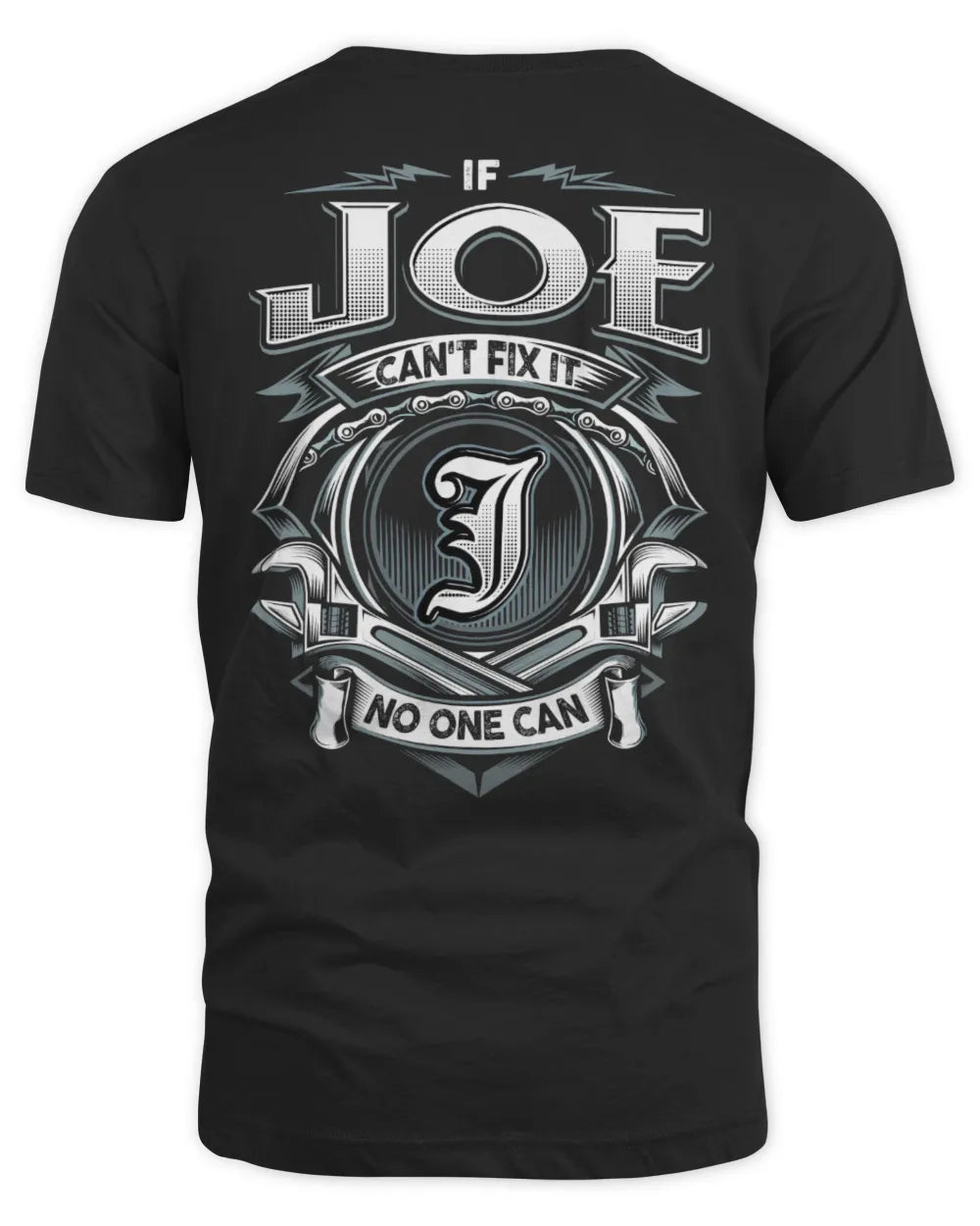 JOE AP81-K4-626 - Personalized Ahmed Quote Apparel “If Ahmed Can't Fix It, No One Can” - Unisex Standard T-Shirt - Black