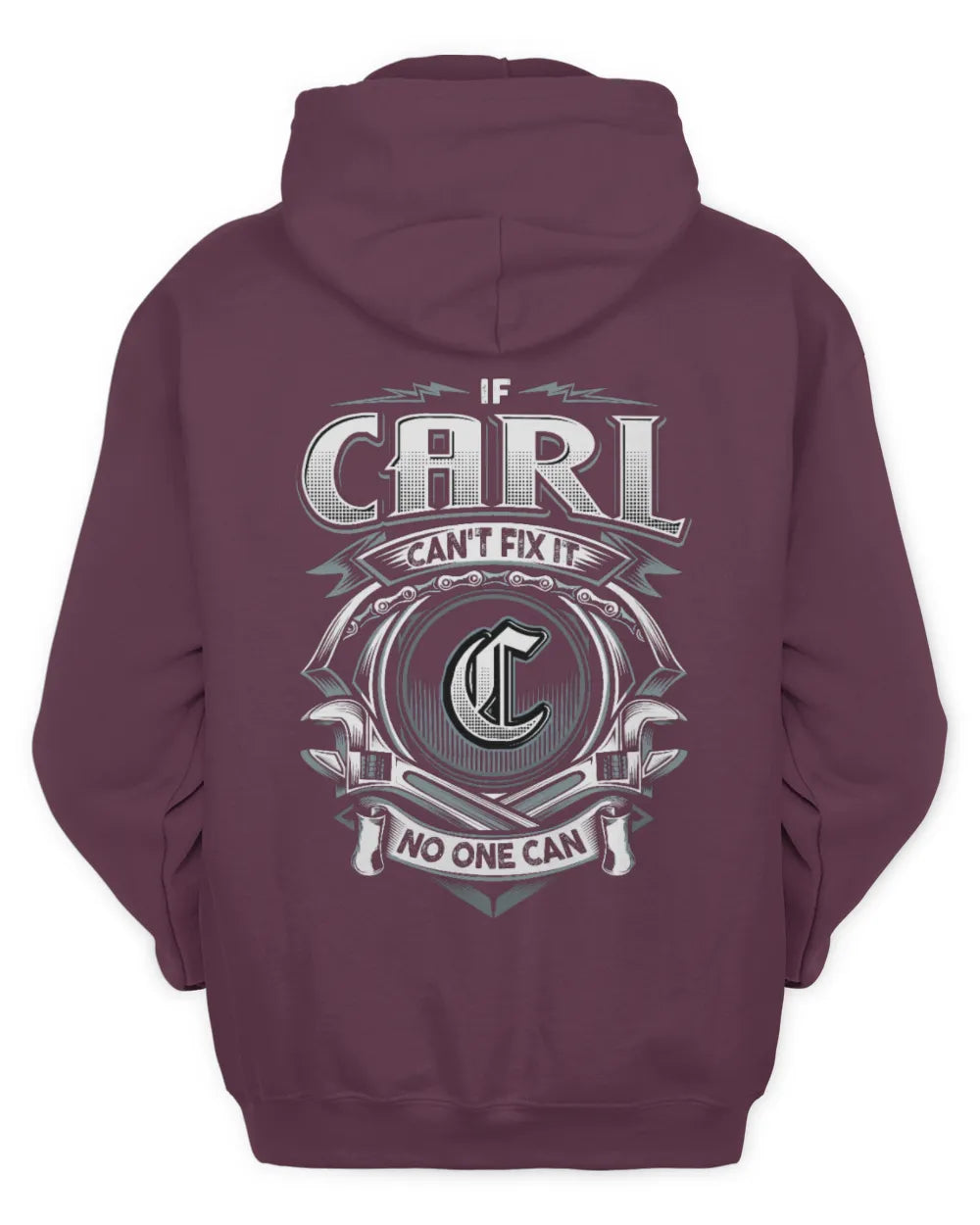 CARL AP81-K4-626 - Personalized Ahmed Quote Apparel “If Ahmed Can't Fix It, No One Can” - Unisex Hoodie - Maroon