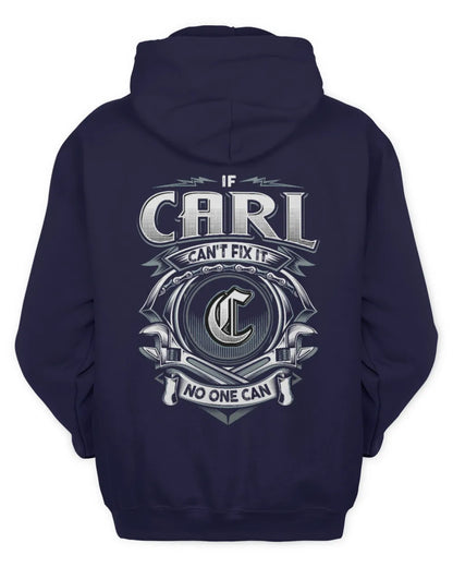 CARL AP81-K4-626 - Personalized Ahmed Quote Apparel “If Ahmed Can't Fix It, No One Can” - Unisex Hoodie - Navy