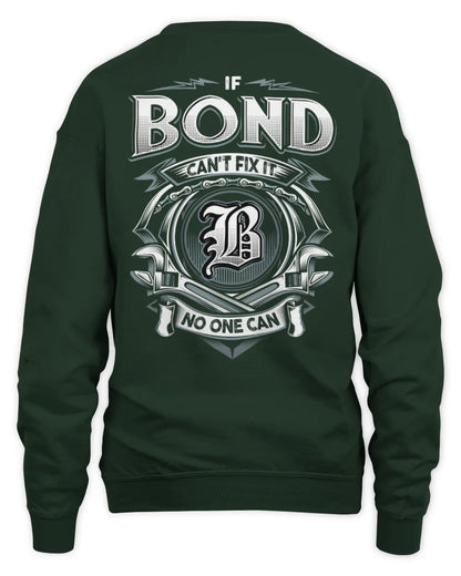 BOND AP81-K4-626 - Personalized Ahmed Quote Apparel “If Ahmed Can't Fix It, No One Can” - Unisex Sweatshirt - Forest Green