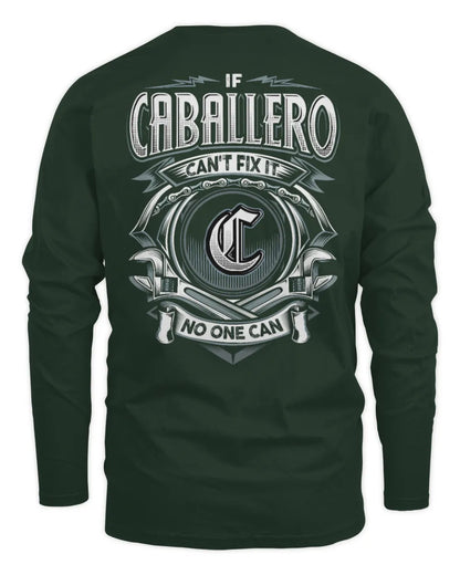 CABALLERO AP81-K4-626 - Personalized Ahmed Quote Apparel “If Ahmed Can't Fix It, No One Can” - Men's Long Sleeved T-Shirt - Forest Green