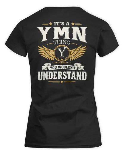 YMN KT06-M008 It’s a [NAME] Thing – You Wouldn’t Understand | Personalized Vintage T-Shirt - Women's Standard T-Shirt - Black