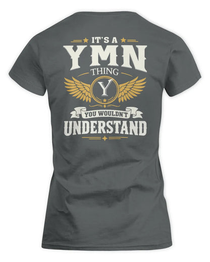 YMN KT06-M008 It’s a [NAME] Thing – You Wouldn’t Understand | Personalized Vintage T-Shirt - Women's Standard T-Shirt - Charcoal