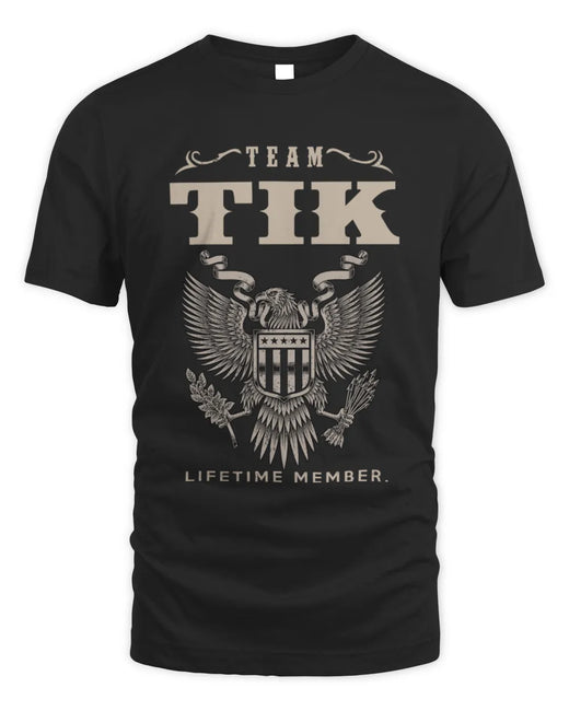 TIK TP06-K82 – Personalized Classic Style Apparel “Team NAME Lifetime Member”