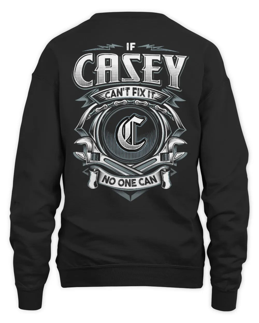 CASEY AP81-K4-626 - Personalized Ahmed Quote Apparel “If Ahmed Can't Fix It, No One Can” - Unisex Sweatshirt - Black