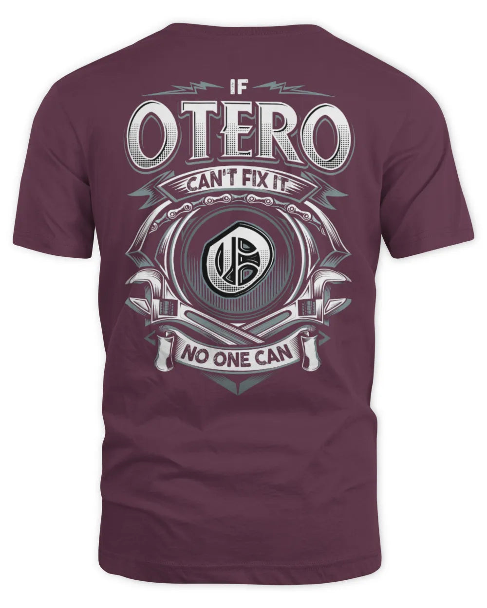 OTERO AP81-K4-626 - Personalized Ahmed Quote Apparel “If Ahmed Can't Fix It, No One Can” - Unisex Standard T-Shirt - Maroon