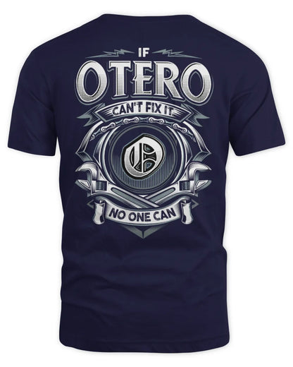 OTERO AP81-K4-626 - Personalized Ahmed Quote Apparel “If Ahmed Can't Fix It, No One Can” - Unisex Standard T-Shirt - Navy
