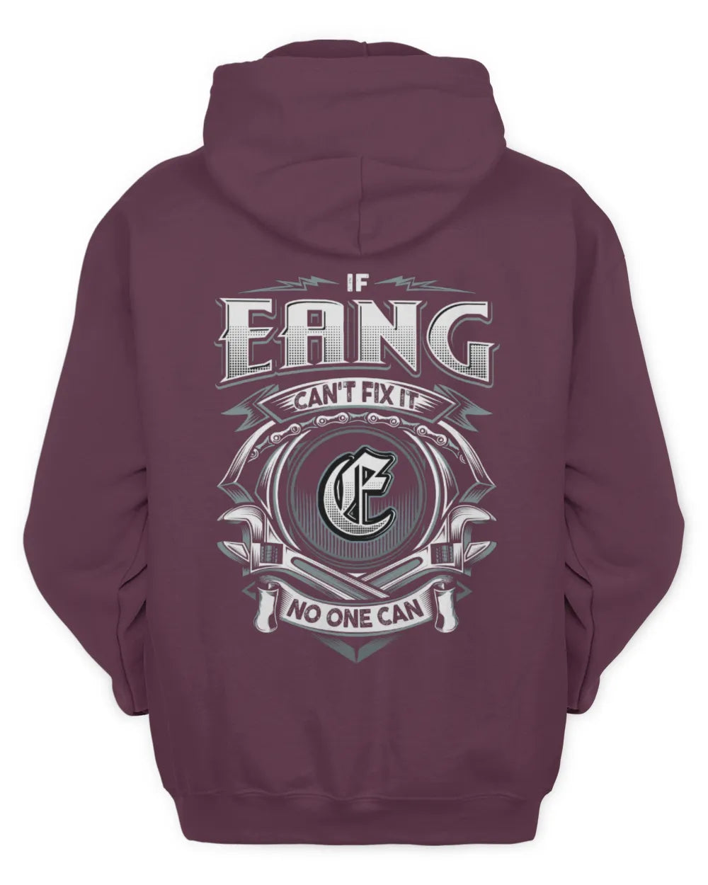EANG AP81-K4-626 - Personalized Ahmed Quote Apparel “If Ahmed Can't Fix It, No One Can” - Unisex Hoodie - Maroon