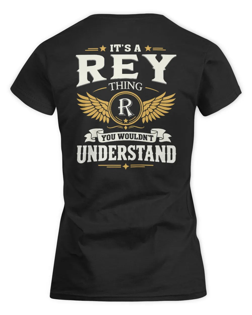 REY KT06-M008 It’s a [NAME] Thing – You Wouldn’t Understand | Personalized Vintage T-Shirt - Women's Standard T-Shirt - Black