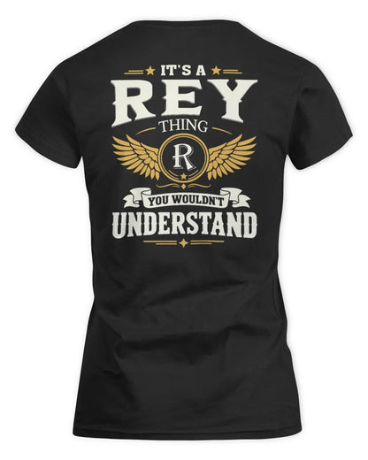 REY KT06-M008 It’s a [NAME] Thing – You Wouldn’t Understand | Personalized Vintage T-Shirt - Women's Standard T-Shirt - Black