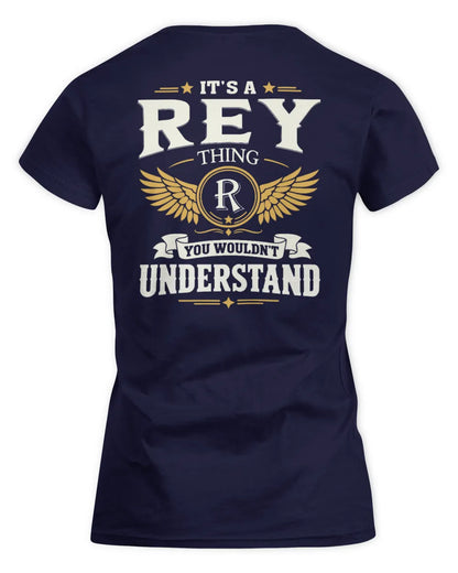 REY KT06-M008 It’s a [NAME] Thing – You Wouldn’t Understand | Personalized Vintage T-Shirt - Women's Standard T-Shirt - Navy
