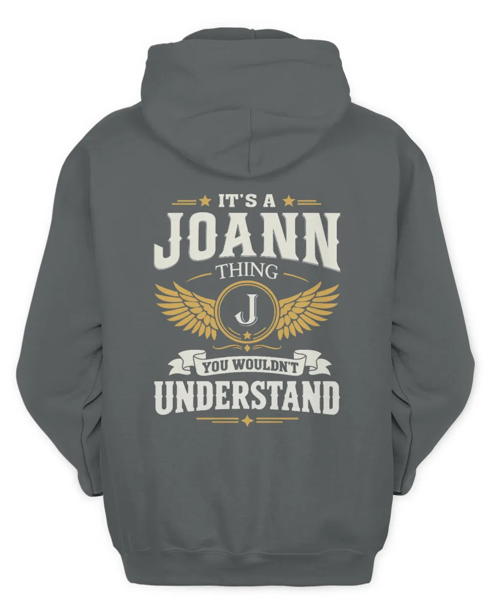 JOANN KT06-M008 It’s a [NAME] Thing – You Wouldn’t Understand | Personalized Vintage T-Shirt - Unisex Hoodie - Charcoal