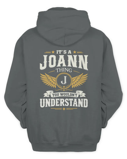 JOANN KT06-M008 It’s a [NAME] Thing – You Wouldn’t Understand | Personalized Vintage T-Shirt - Unisex Hoodie - Charcoal