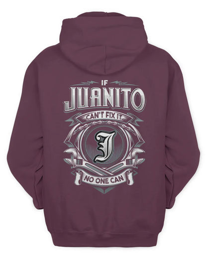 JUANITO AP81-K4-626 - Personalized Ahmed Quote Apparel “If Ahmed Can't Fix It, No One Can” - Unisex Hoodie - Maroon