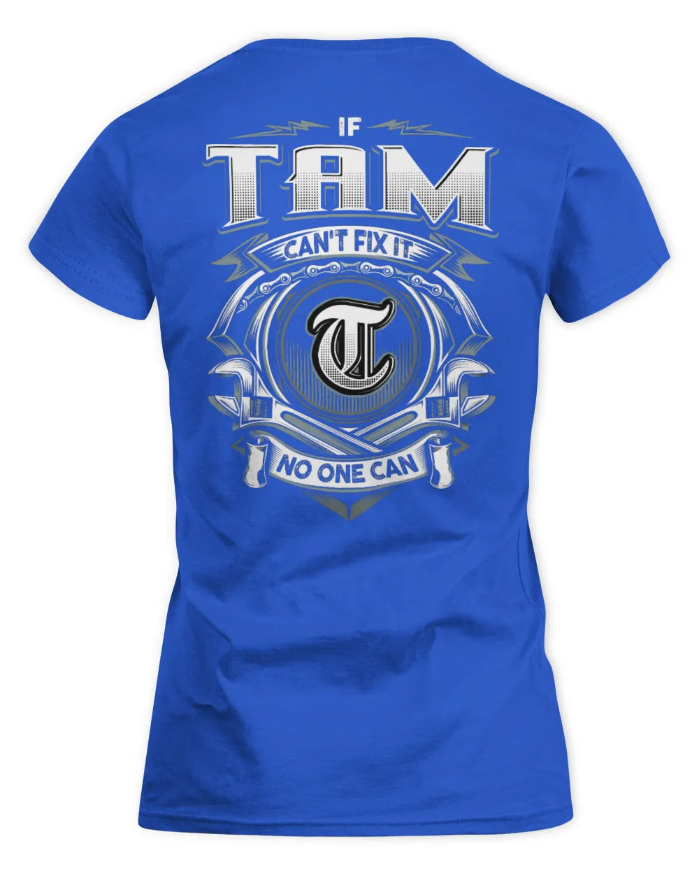 TAM AP81-K4-626 - Personalized Ahmed Quote Apparel “If Ahmed Can't Fix It, No One Can” - Women's Standard T-Shirt - Royal