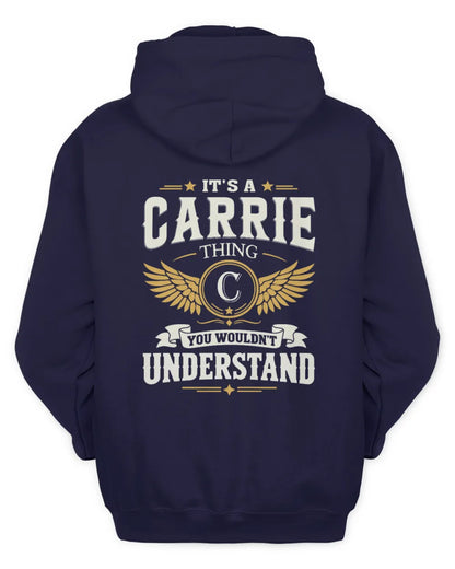 CARRIE KT06-M008 It’s a [NAME] Thing – You Wouldn’t Understand | Personalized Vintage T-Shirt - Unisex Hoodie - Navy