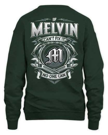 MELVIN AP81-K4-626 - Personalized Ahmed Quote Apparel “If Ahmed Can't Fix It, No One Can” - Unisex Sweatshirt - Forest Green