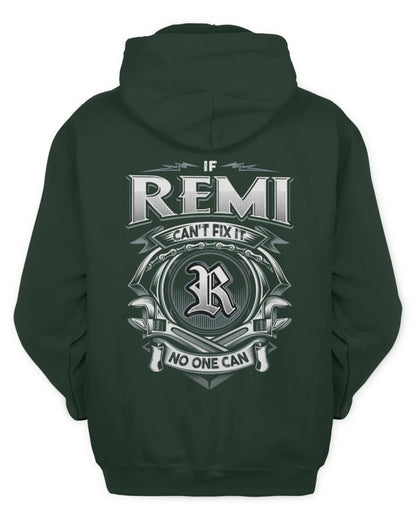 REMI AP81-K4-626 - Personalized Ahmed Quote Apparel “If Ahmed Can't Fix It, No One Can” - Unisex Hoodie - Forest Green