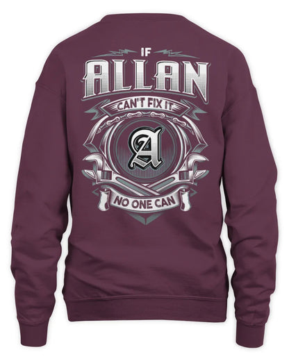 ALLAN AP81-K4-626 - Personalized Ahmed Quote Apparel “If Ahmed Can't Fix It, No One Can” - Unisex Sweatshirt - Maroon