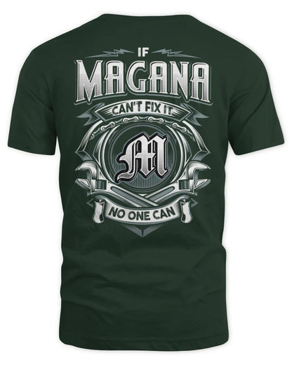 MAGANA AP81-K4-626 - Personalized Ahmed Quote Apparel “If Ahmed Can't Fix It, No One Can” - Unisex Standard T-Shirt - Forest Green