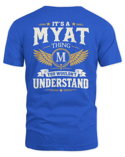 MYAT KT06-M008 It’s a [NAME] Thing – You Wouldn’t Understand | Personalized Vintage T-Shirt - Unisex Standard T-Shirt - Royal