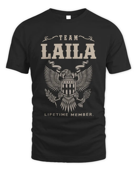 LAILA TP06-K82 – Personalized Classic Style Apparel “Team NAME Lifetime Member”