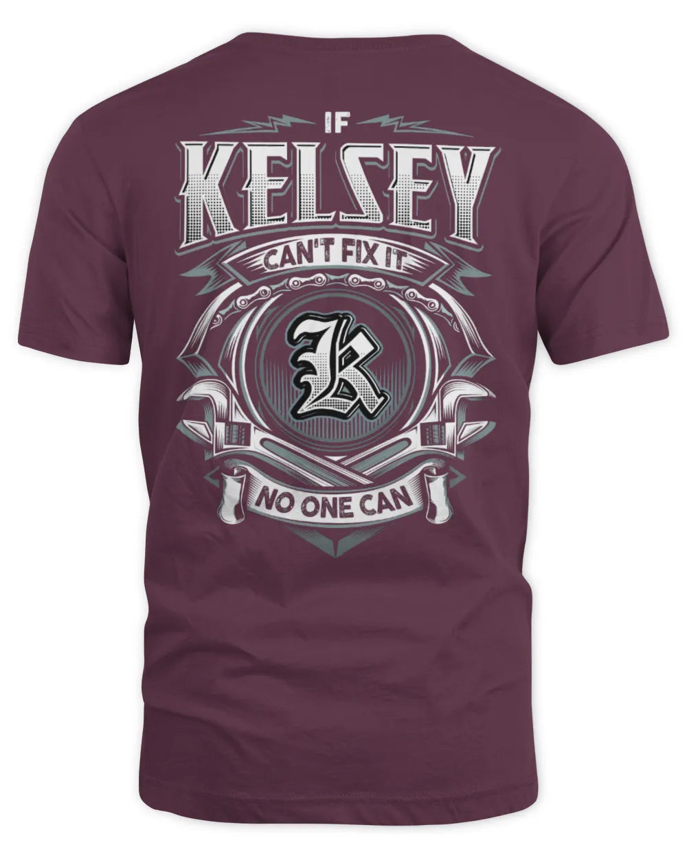 KELSEY AP81-K4-626 - Personalized Ahmed Quote Apparel “If Ahmed Can't Fix It, No One Can” - Unisex Standard T-Shirt - Maroon
