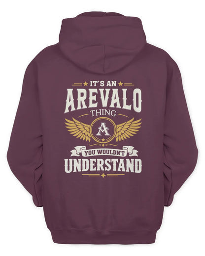 AREVALO KT06-M008 It’s a [NAME] Thing – You Wouldn’t Understand | Personalized Vintage T-Shirt - Unisex Hoodie - Maroon