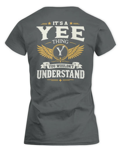 YEE KT06-M008 It’s a [NAME] Thing – You Wouldn’t Understand | Personalized Vintage T-Shirt - Women's Standard T-Shirt - Charcoal