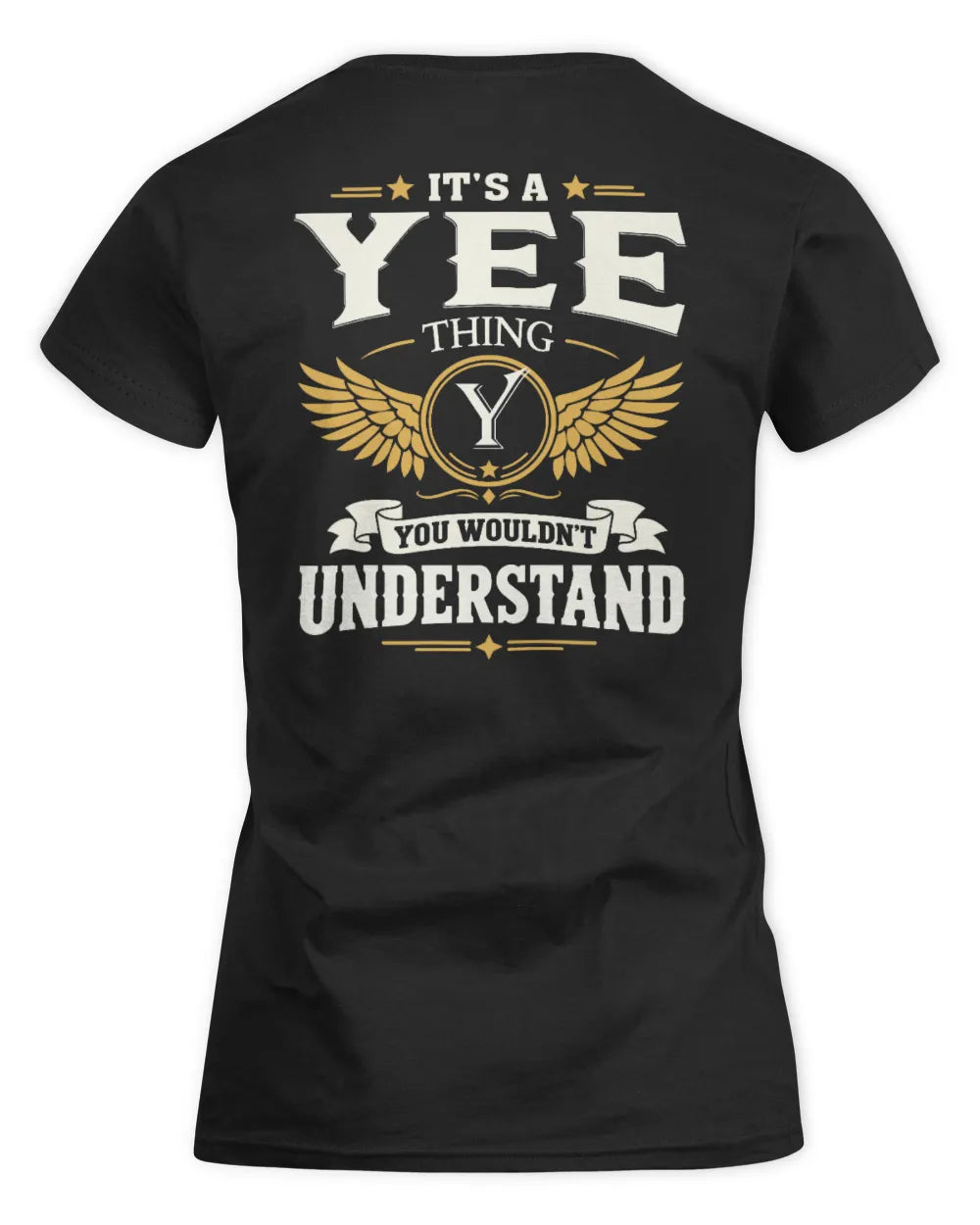 YEE KT06-M008 It’s a [NAME] Thing – You Wouldn’t Understand | Personalized Vintage T-Shirt - Women's Standard T-Shirt - Black