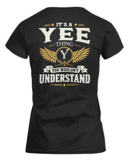 YEE KT06-M008 It’s a [NAME] Thing – You Wouldn’t Understand | Personalized Vintage T-Shirt - Women's Standard T-Shirt - Black