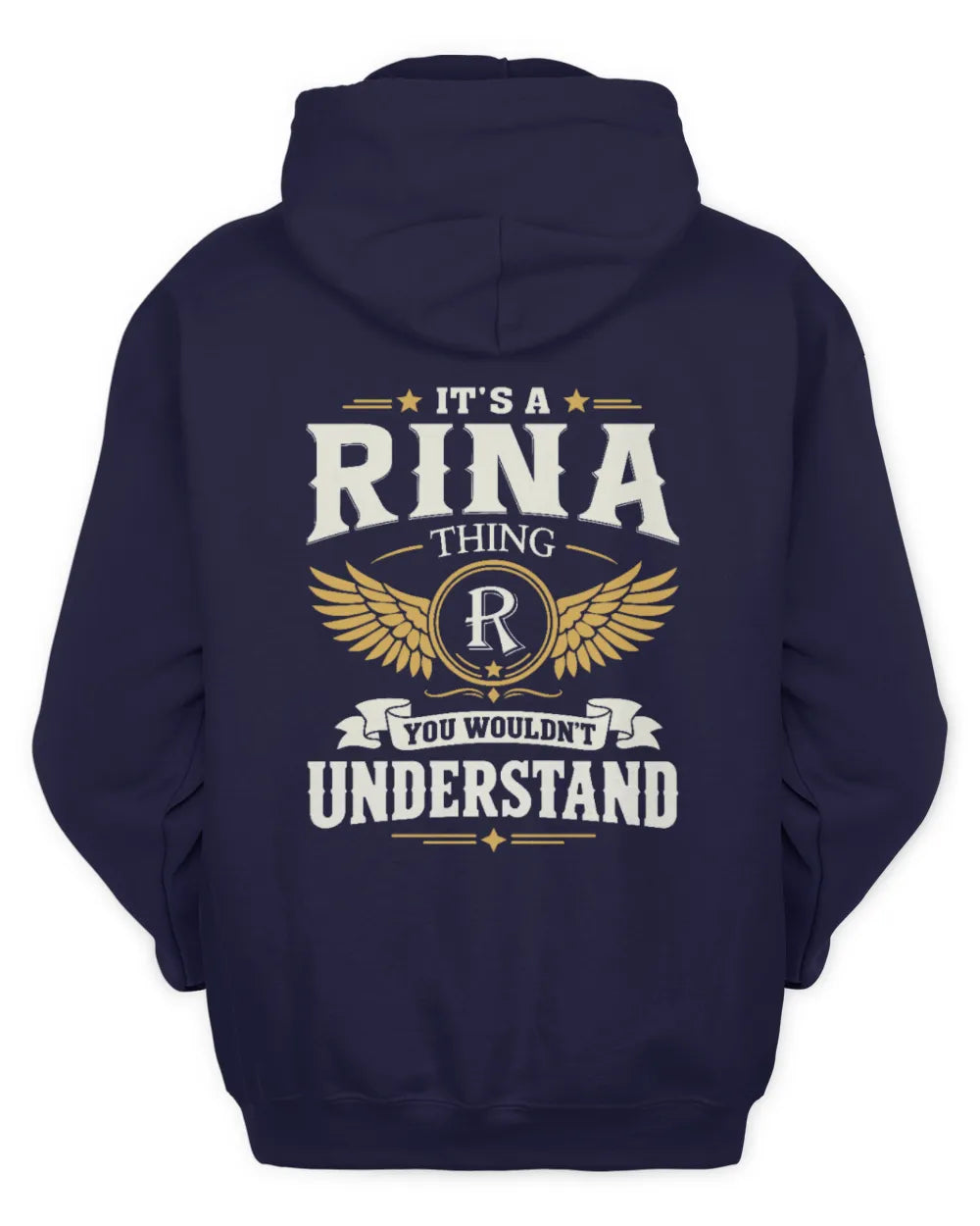 RINA KT06-M008 It’s a [NAME] Thing – You Wouldn’t Understand | Personalized Vintage T-Shirt - Unisex Hoodie - Navy