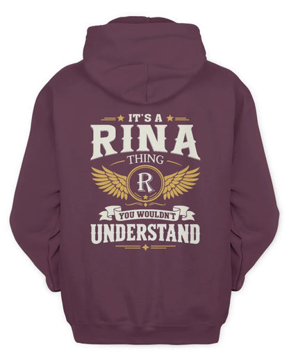 RINA KT06-M008 It’s a [NAME] Thing – You Wouldn’t Understand | Personalized Vintage T-Shirt - Unisex Hoodie - Maroon