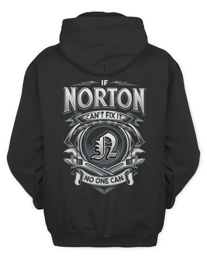 NORTON AP81-K4-626 - Personalized Ahmed Quote Apparel “If Ahmed Can't Fix It, No One Can” - Unisex Hoodie - Black