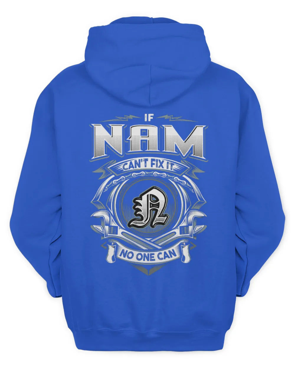 NAM AP81-K4-626 - Personalized Ahmed Quote Apparel “If Ahmed Can't Fix It, No One Can” - Unisex Hoodie - Royal