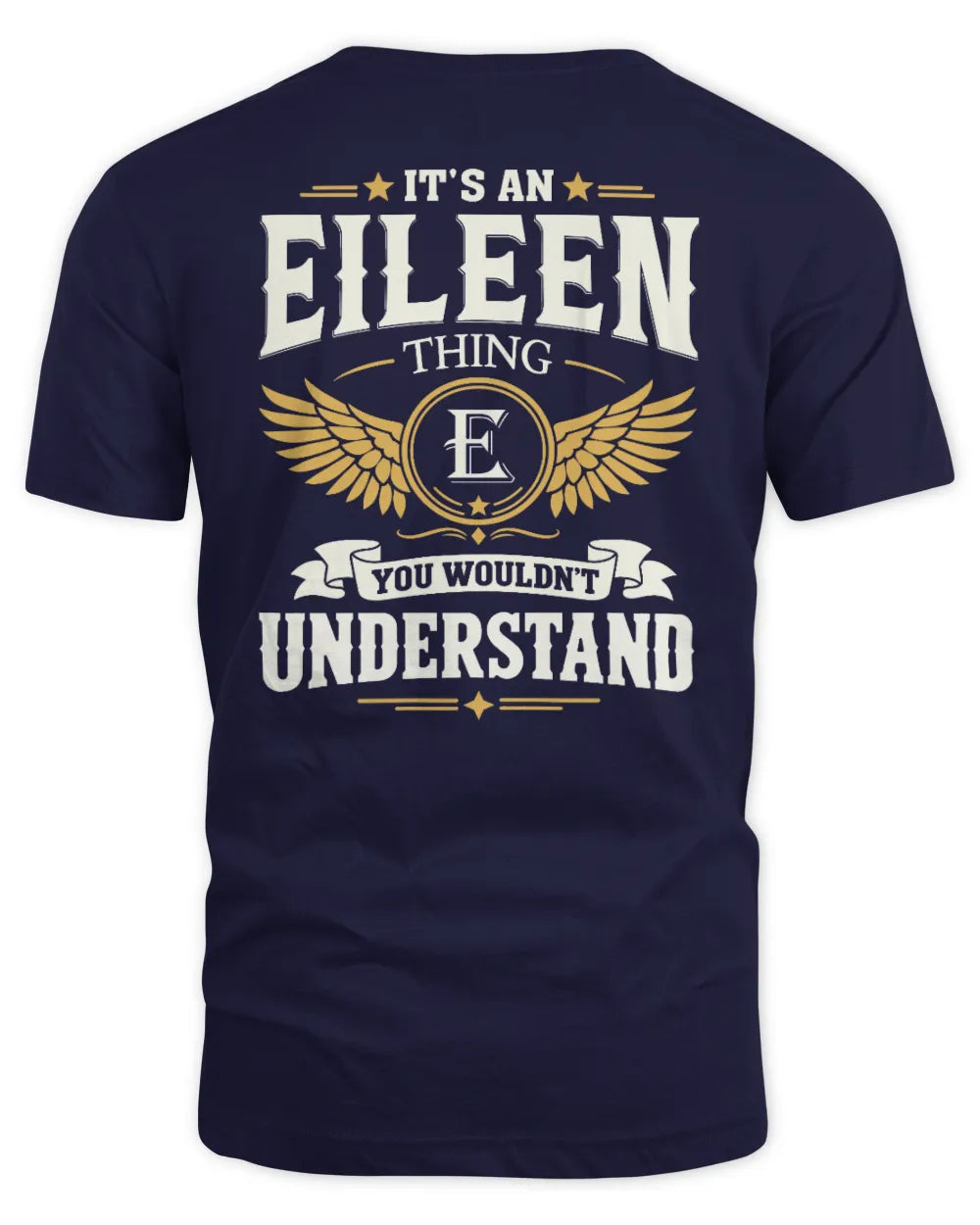EILEEN KT06-M008 It’s a [NAME] Thing – You Wouldn’t Understand | Personalized Vintage T-Shirt - Unisex Standard T-Shirt - Navy