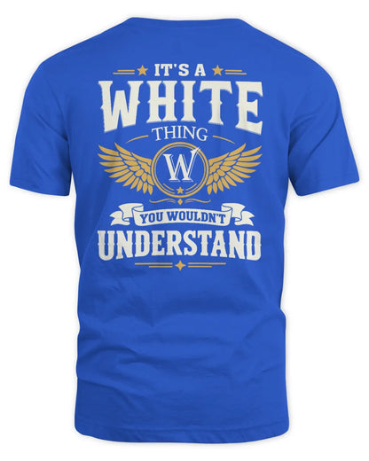 WHITE KT06-M008 It’s a [NAME] Thing – You Wouldn’t Understand | Personalized Vintage T-Shirt - Unisex Standard T-Shirt - Royal