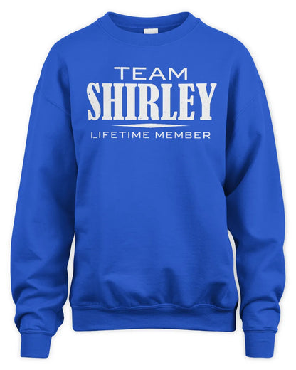 SHIRLEY BL62-K4-128 - Personalized “Team NAME Lifetime Member” - Unisex Sweatshirt - Royal