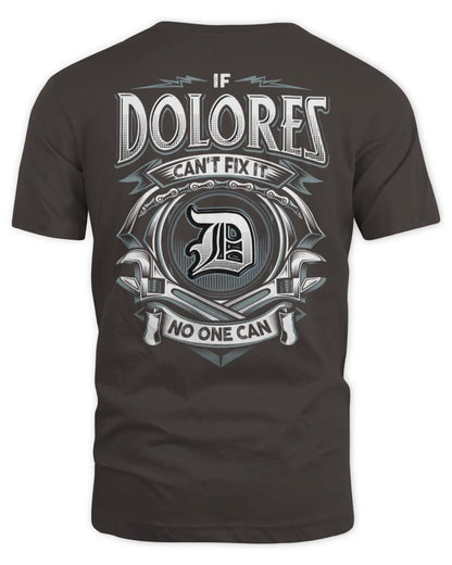 DOLORES AP81-K4-626 - Personalized Ahmed Quote Apparel “If Ahmed Can't Fix It, No One Can” - Unisex Standard T-Shirt - Dark Chocolate