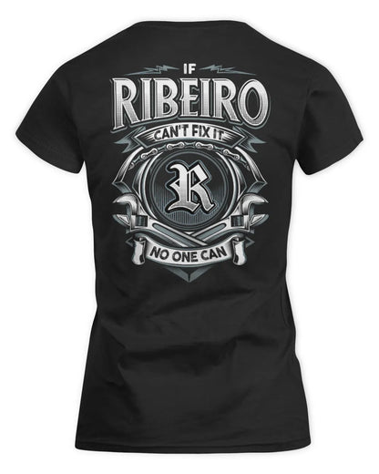 RIBEIRO AP81-K4-626 - Personalized Ahmed Quote Apparel “If Ahmed Can't Fix It, No One Can” - Women's Standard T-Shirt - Black